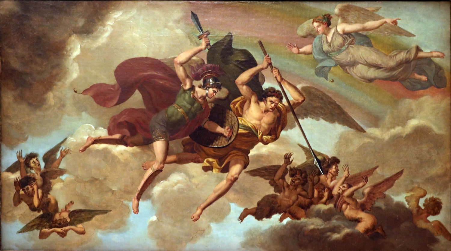 Calci e Zete scacciano le Arpie dalla Tracia, 1820 ca - Palazzo Mansi